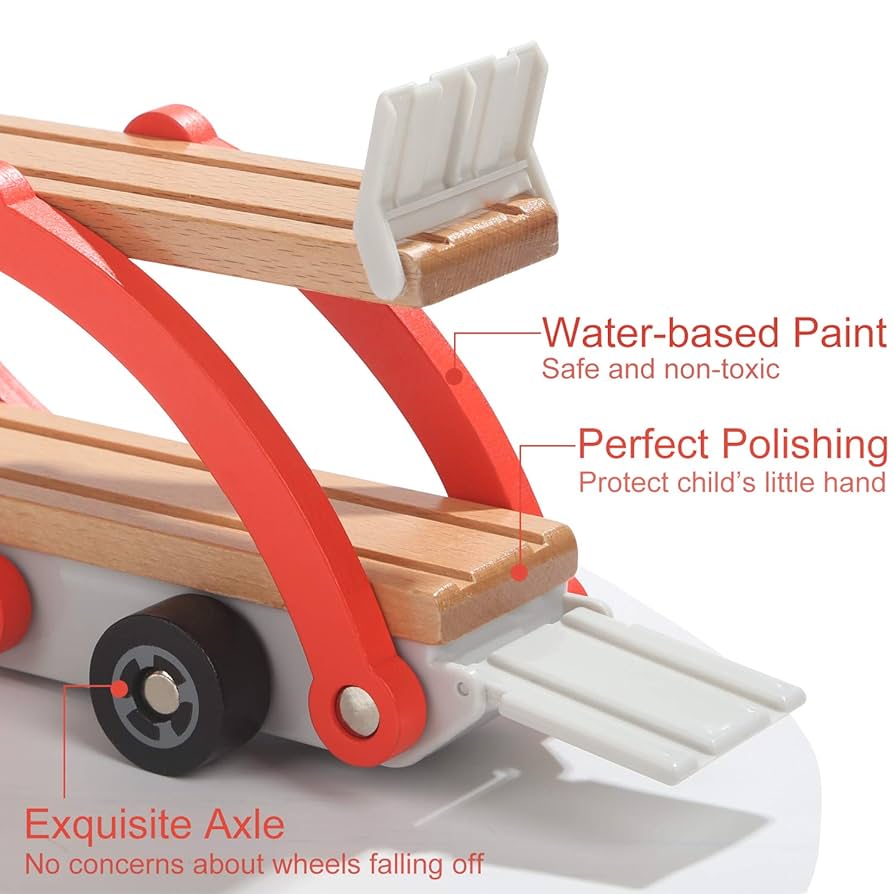 木製ミニカー　トラック コロコロくるま（トラック） 木製ミニカー｜木のおもちゃ ポプリの森